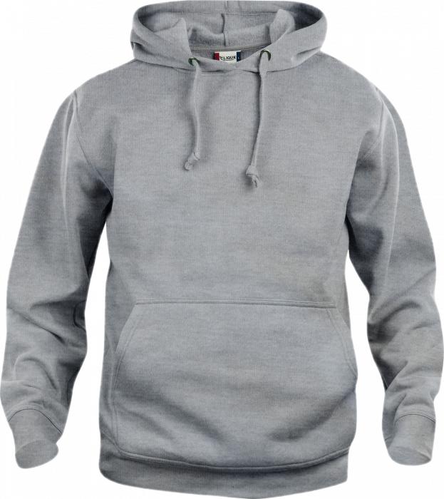 Clique - Basic Cotton Hoodie - Grey melange