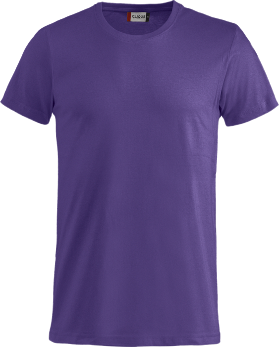Clique - Basic Cotton T-Shirt - Púrpura
