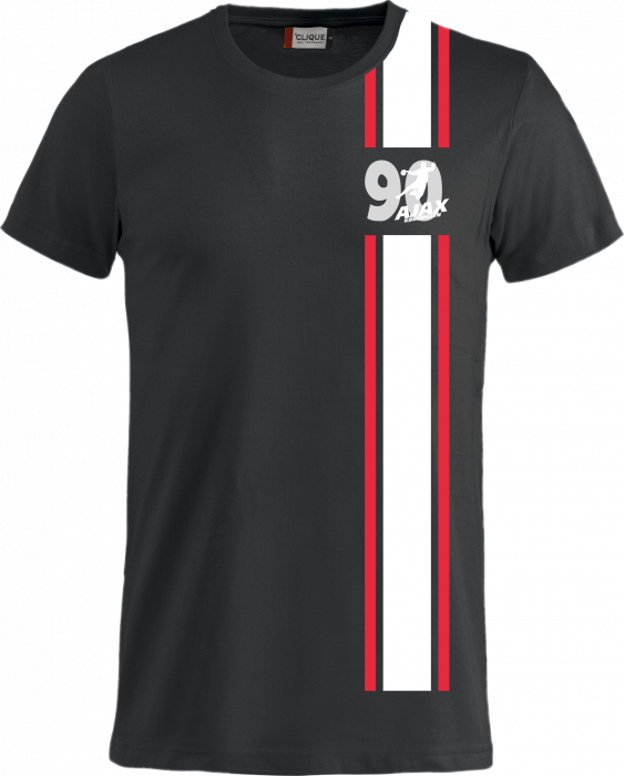 Clique - Ajax 90 Years Jubilee T-Shirt - Noir