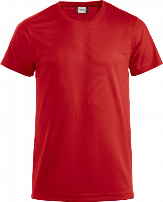 Clique - Ice-T Polyester Tee Men - Rouge