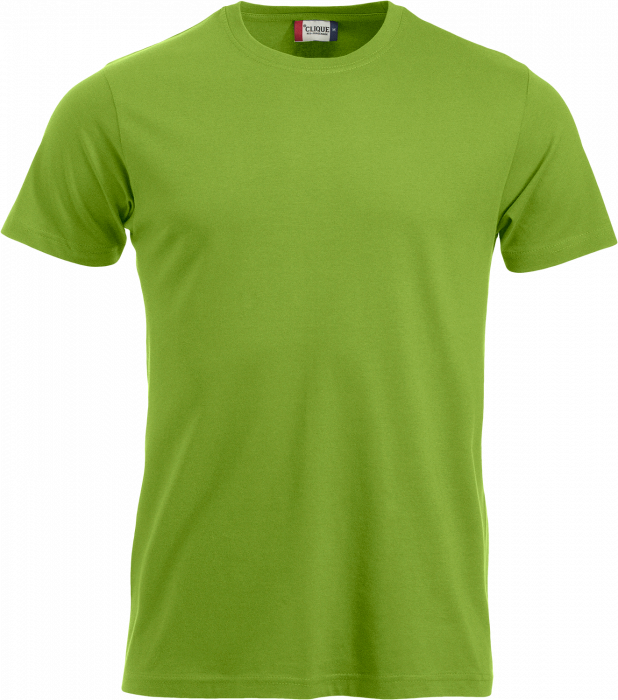 Clique - Klassisk Bomulds T-Shirt - Lysegrøn