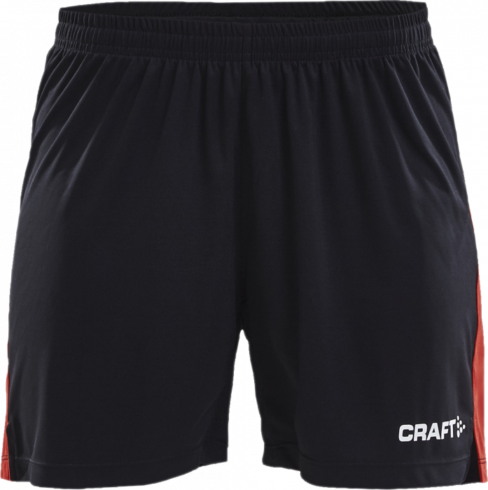 Craft - Progress Contrast Shorts Women - Czarny & czerwony