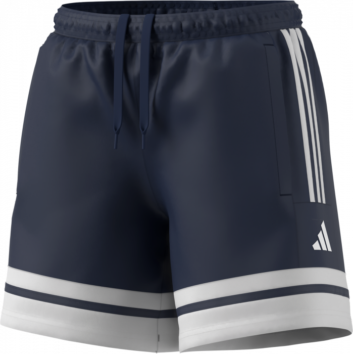 Adidas - Squadra 25 Dt Shorts Women - T Navy Blue & vit