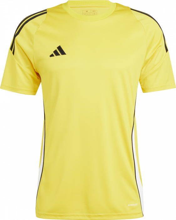 Adidas - Tiro 24 Spillertrøje - T Yellow & hvid