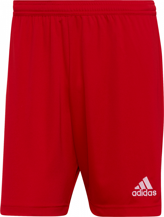 Adidas - Entrada 22 Shorts - Power red 2 & biały