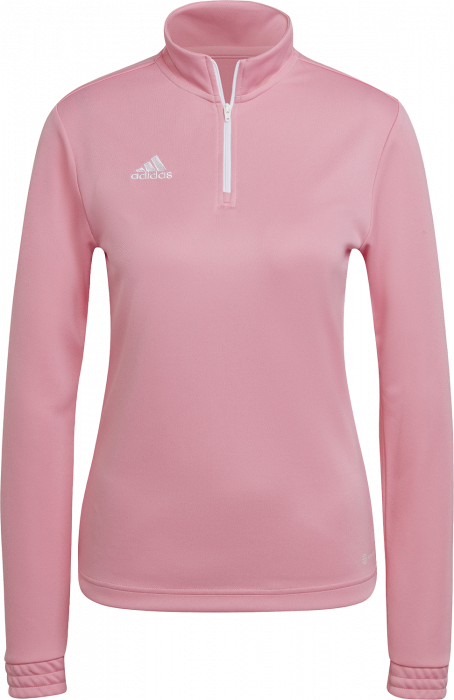 Adidas - Entrada 22 Træning Top With Half Zip Woman - Semi Pink