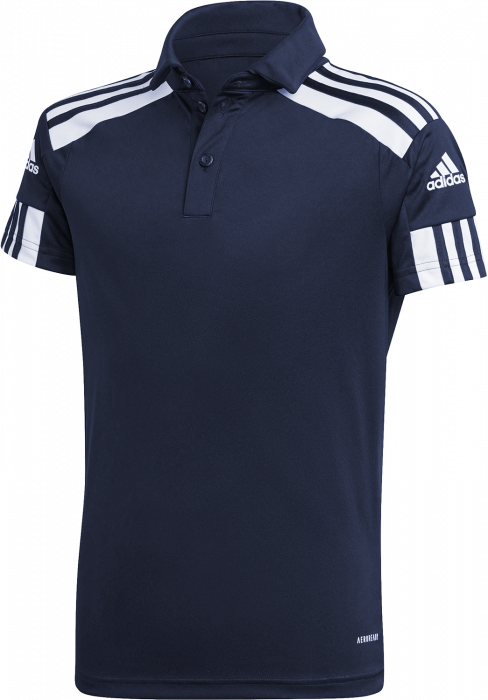 Adidas - Squadra 21 Polo - Granatowy & biały