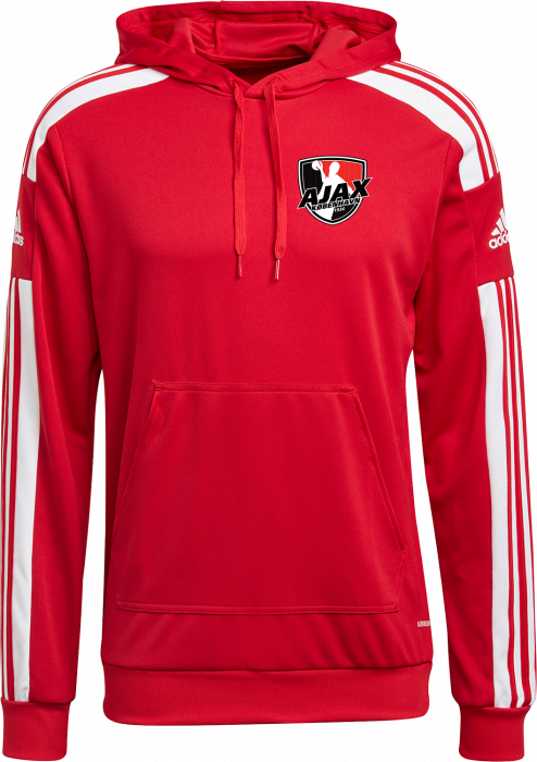 Adidas - Ajax Polyester Hoodie - Rojo & blanco