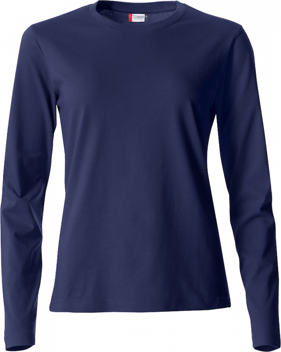 Clique - Basic-T L/s Ladies - Bleu marine