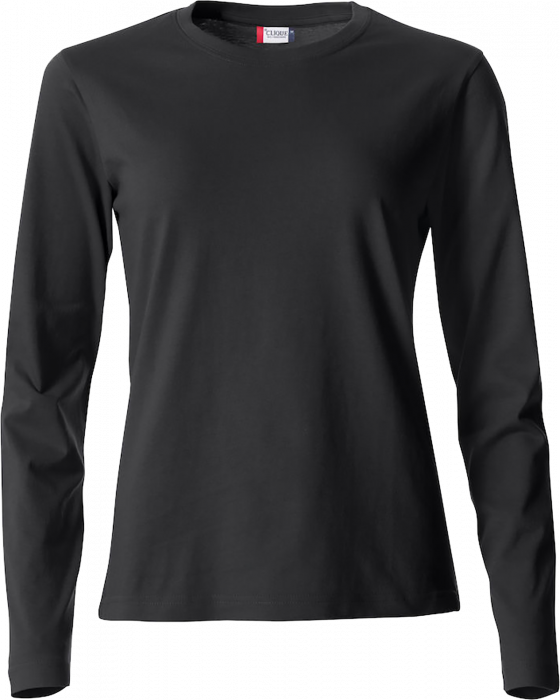 Clique - Basic-T L/s Ladies - Schwarz