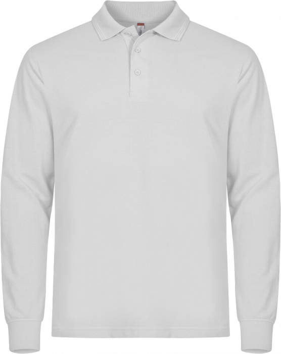 Clique - Manhattan Polo Longsleeve - Weiß