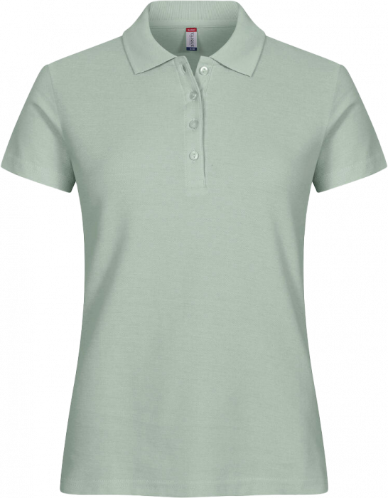 Clique - Basic Polo Dame - Sage Green