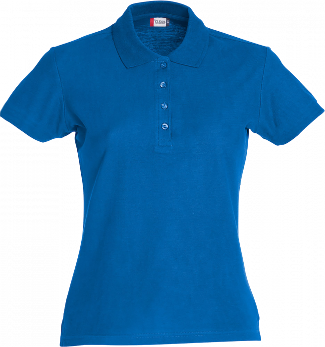 Clique - Basic Polo Ladies - Królewski błękit