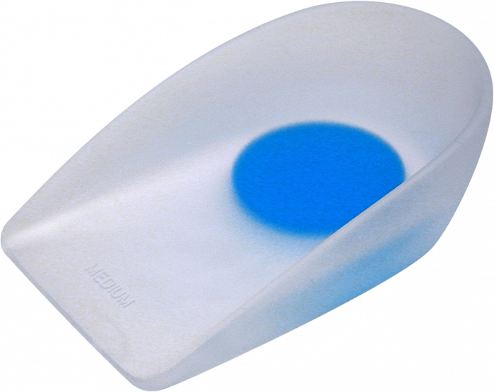 Select - Heel Cup With Soft Center Spot - Transparent & blue