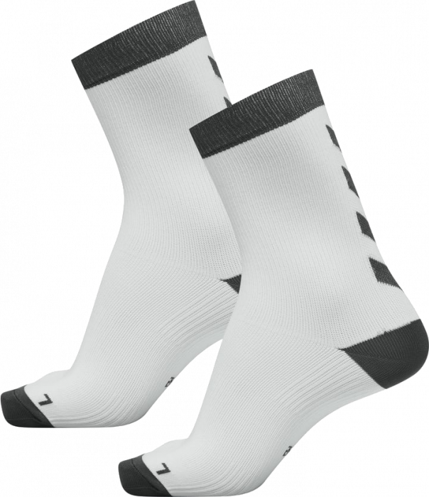 Hummel - Performance Socks 2-Pack - White & asphalt