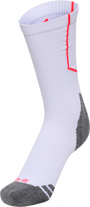 Hummel - Pro Training Socks Low - Vit & diva pink