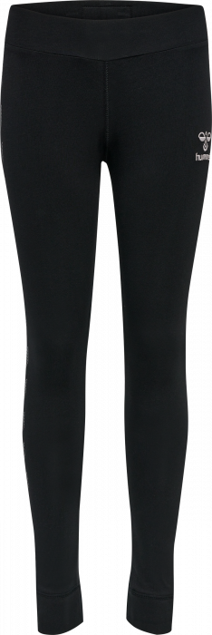 Hummel - Move Grid Bomulds Tights Børn - Sort