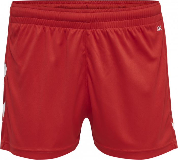 Hummel - Core Xk Poly Shorts Women - True Red & vit