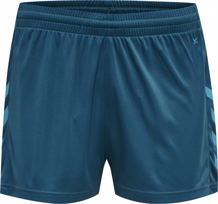 Hummel - Core Xk Poly Shorts Women - Blue coral & deep lake