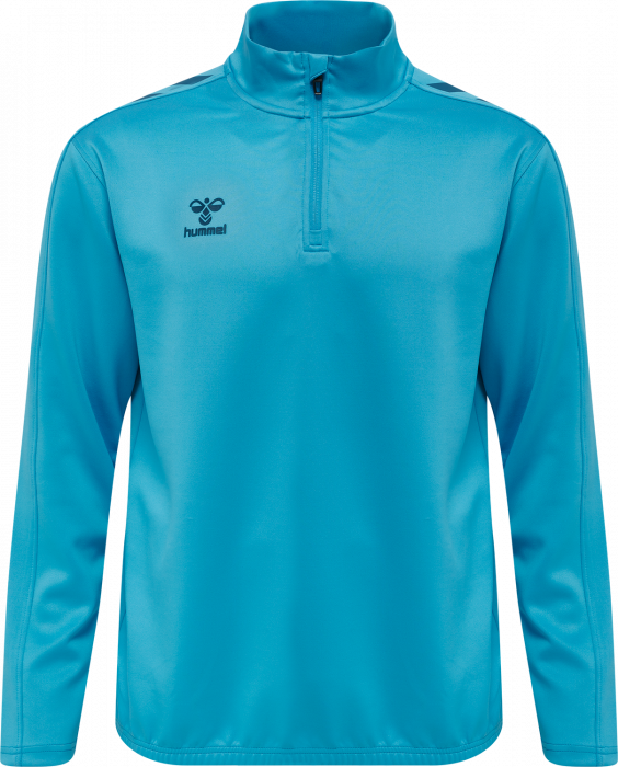 Hummel - Core Xk Half Zip Sweater - Blue danube & preto