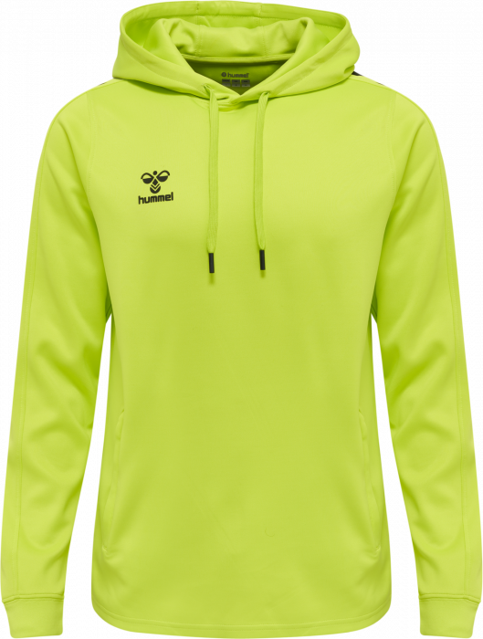 Hummel - Core Xk Hoodie - Lime & noir