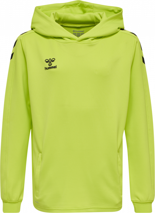 Hummel - Core Xk Hoodie Kids - Lime & nero