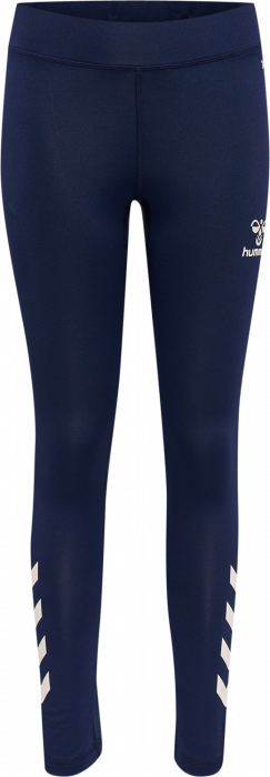 Hummel - Core Xk Tights Junior - Marine & wit