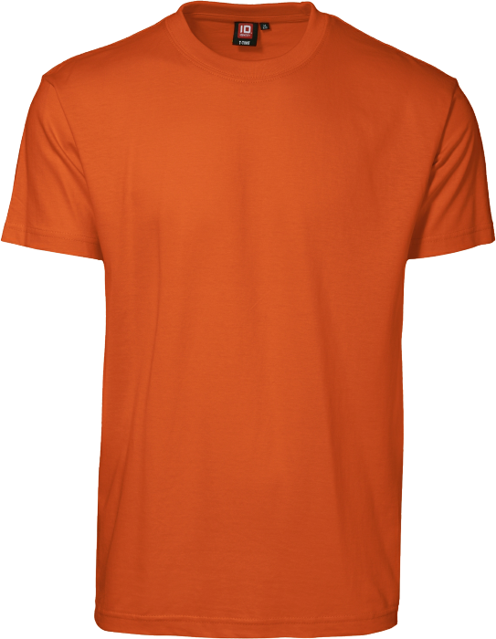 ID - Bomulds T-Time T-Shirt Voksen - Orange