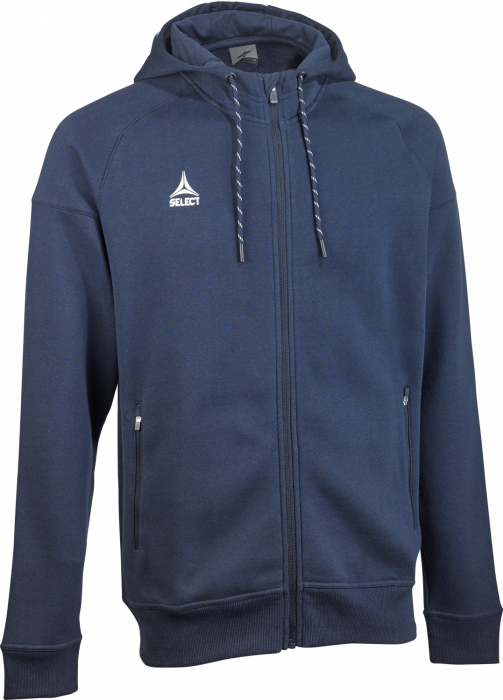 Select - Oxford V25 Hoodie W. Zip - Azul marino